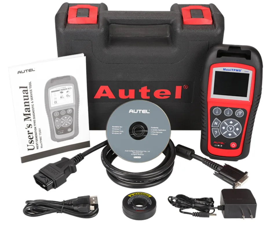 Autel MaxiTPMS TS601 TPMS инструмент диагностики и обслуживания активации датчиков TPMS/перепрограммировать ecu автомобиля/выключить предупреждение огни