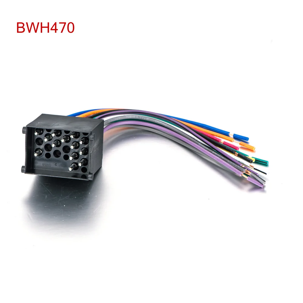 Audio Stereo ISO Standard Wiring Harness for BMW 3 5 7 8 Series E46 E39 MINI Car CD Radio Connector Wire Adaptor Plug Cable -in Cables, Adapters & Sockets ...
