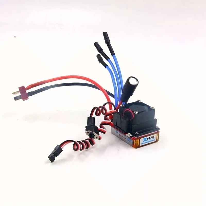 Quik-30A RC hobby car бесщеточный ESC 30A 2-3S 50g 2-way вперед обратный тормоз гусеничный с функцией установки охлаждающий вентилятор опционально