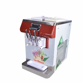 

ICM-335 three color ice cream Countertop Soft Serve Ice Cream Machine Frozen Yogurt Ice Cream Machine R404a 110V,220V 18-25L/H