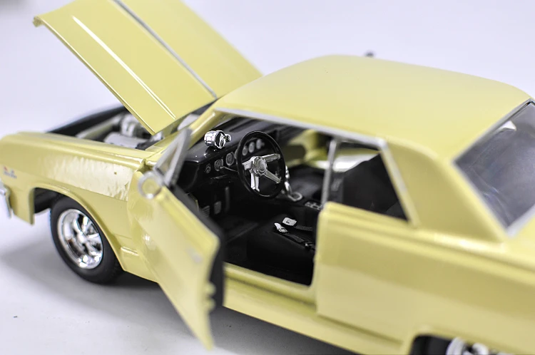 Mai sto 1:24 1965 CHEVROLET MALIBU SS классическая модель автомобиля из сплава Бутик Детские игрушки оригинальная коробка