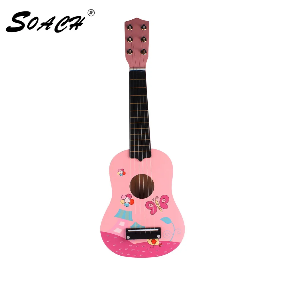 

SOACH 21inch ukulele Soprano handmade fingerboard pink body Guitar 6 string guitar For beginners instrument unisex