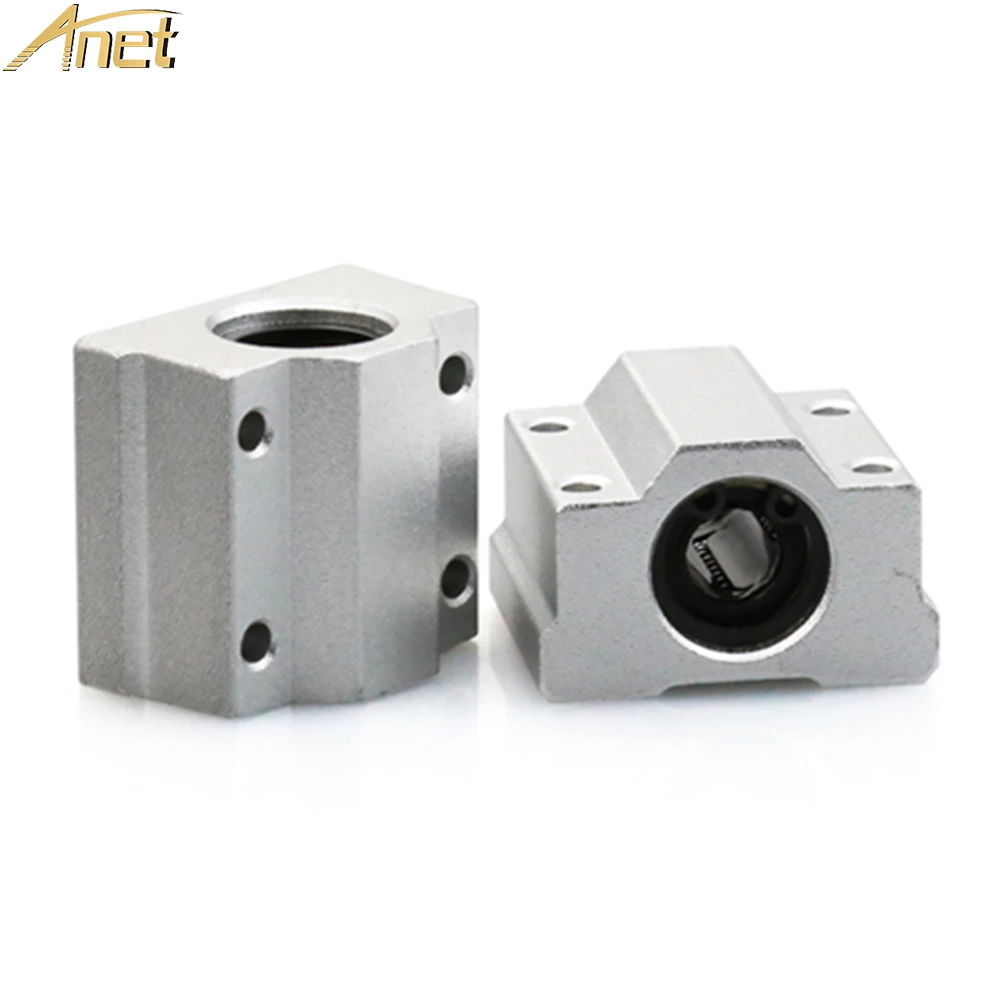 

4pc/lot Anet 3d printer parts Linear Bearing SC8UU SCS8UU 8mm Linear Motion Bearing Slide for 3d printer CNC Part