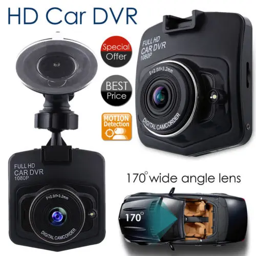 GT300 2," Full HD 1080 P автомобиль dvr Камера видео Регистраторы Dash Cam черный