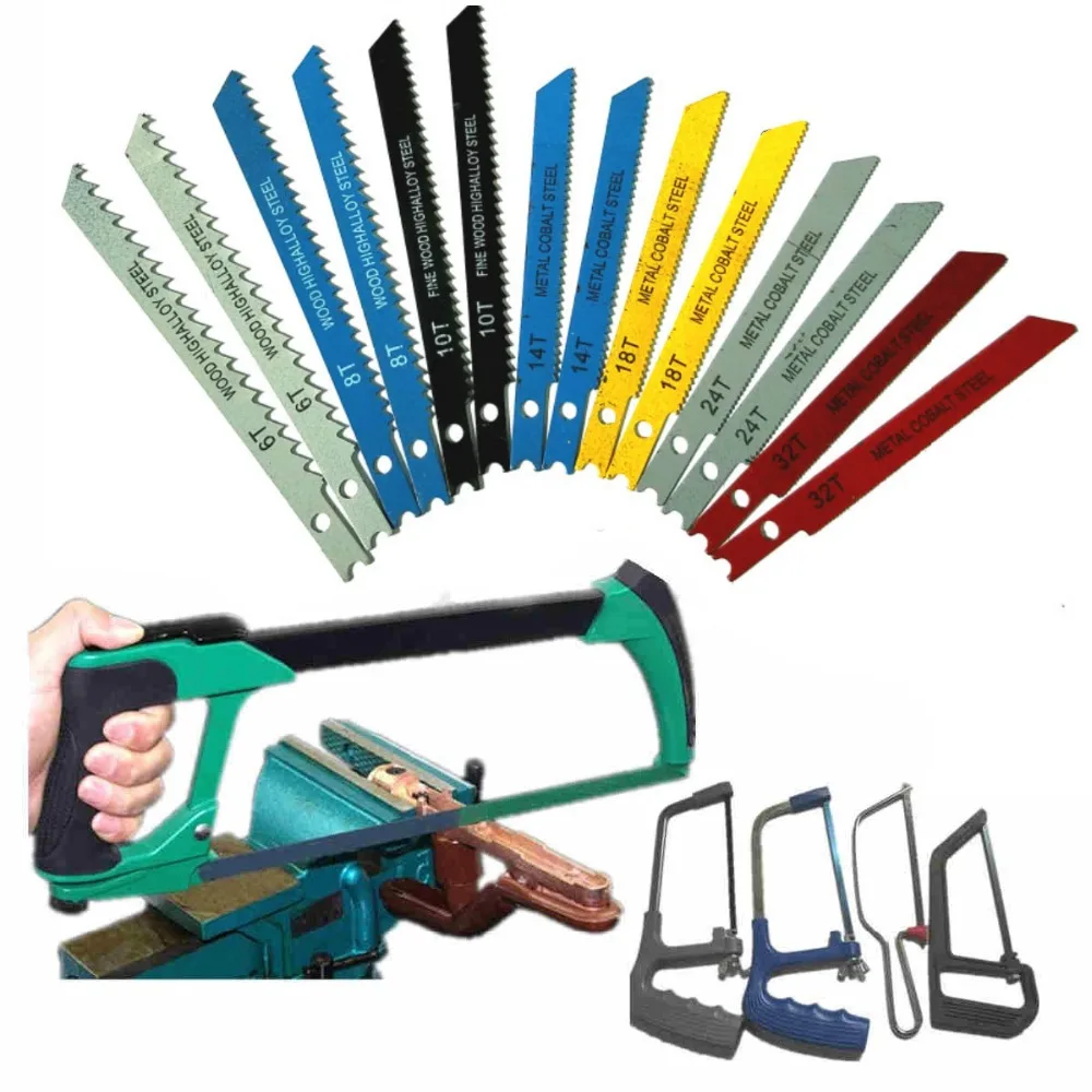 14Pcs Assorted U shank Jigsaw Blades Metal Plastic Cut Cutting Wood Set