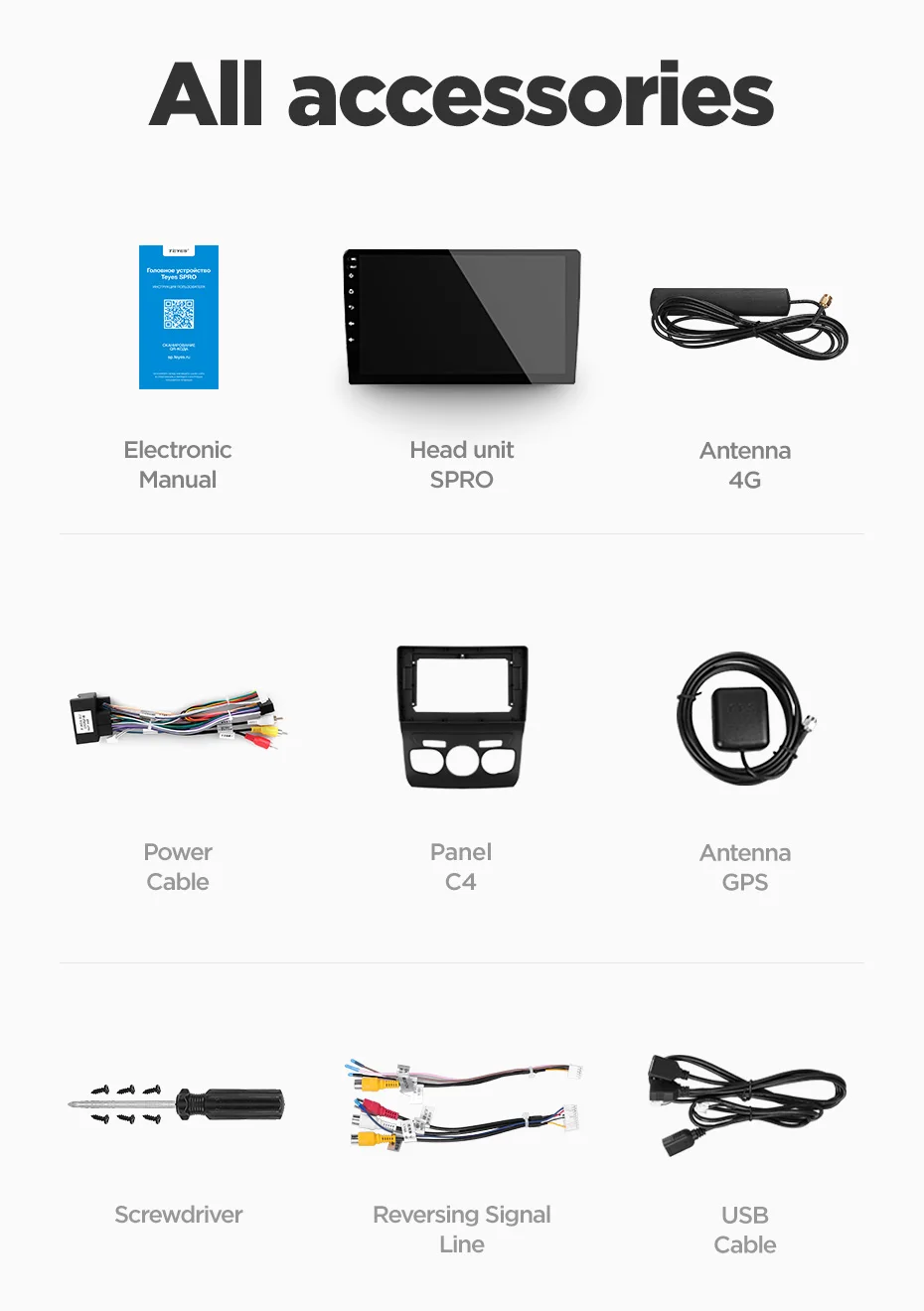 Excellent TEYES SPRO For Citroen C4 2 B7 2013 2014 2015 2016 Car Radio Multimedia Video Player Navigation GPS Android 8.1 No 2din 2 din 27