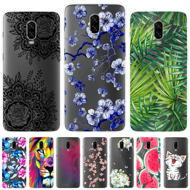 Cases For OnePlus 6T Phone Cover Soft Silicone Colorful Printing Back Case Fundas 6 T Shell 6.41 Inch |