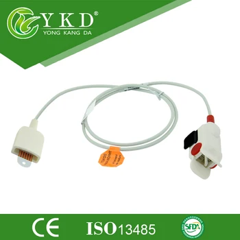 

2PCS/Lot Free Shipping for Reusable Masimo 6pin pediatric finger clip spo2 sensor Probe,1m