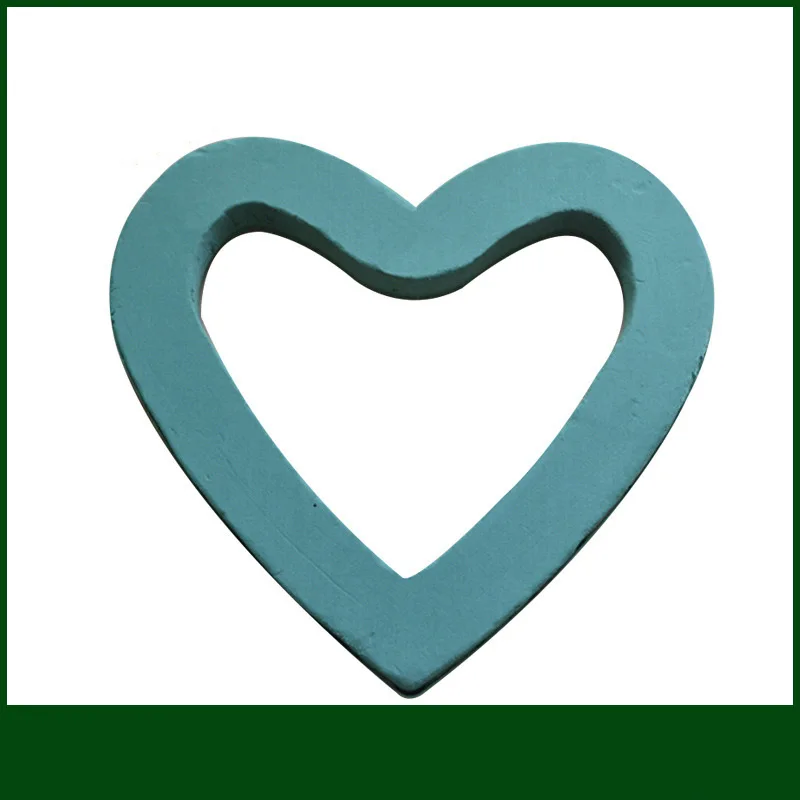 Love Shape Annular Flower Mud Ring Incluing Plastic Base Inserting