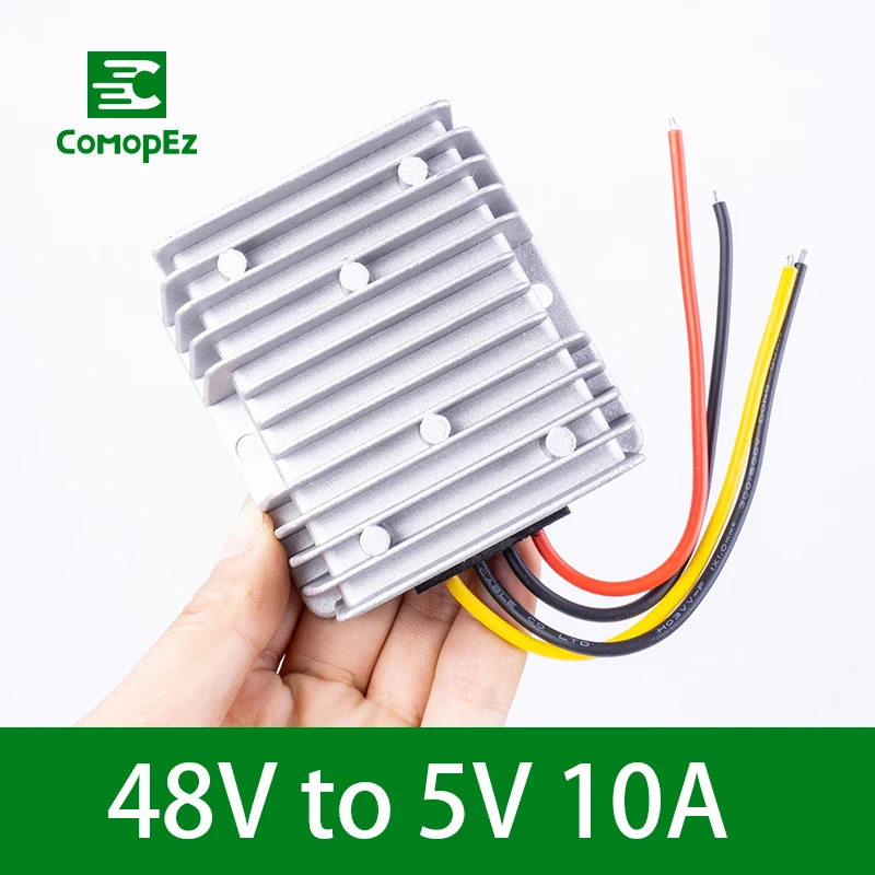 

48V to 5V 10A 50W DC DC Converter Step Down Buck Regulator Voltage Transformer Power Supply for Cars Radio Industrial Equipment