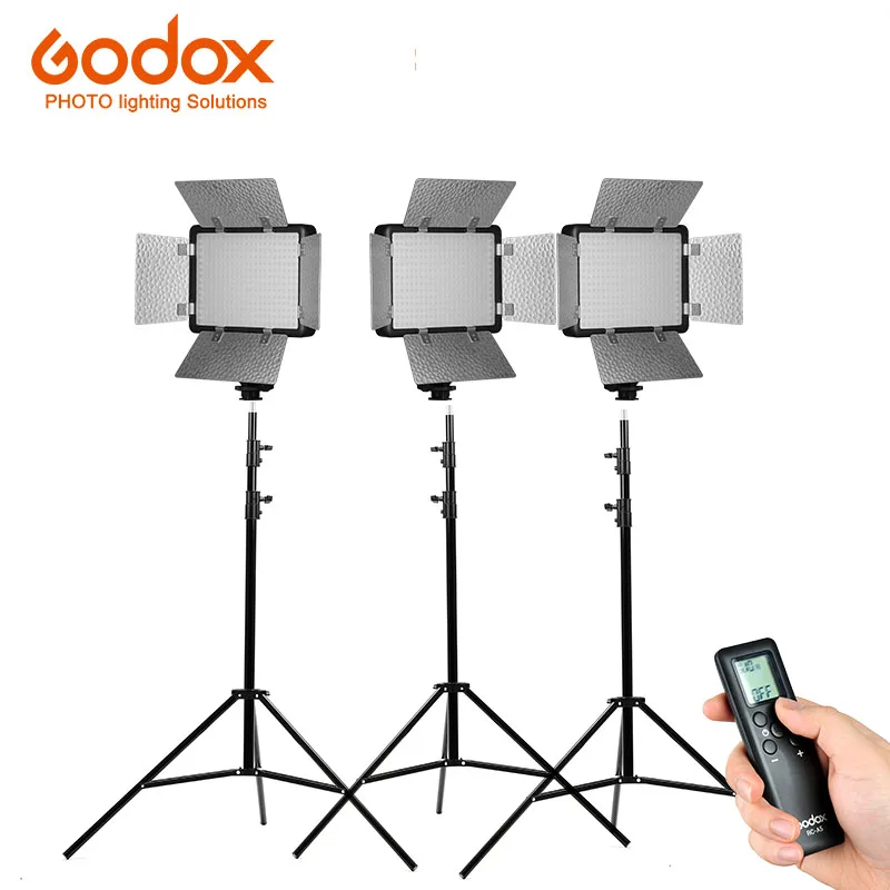 Godox led 308ワットii変更可能明るい連続led panalビデオライト写真写真スタジオ用キヤノンニコンソニーカメラvideo