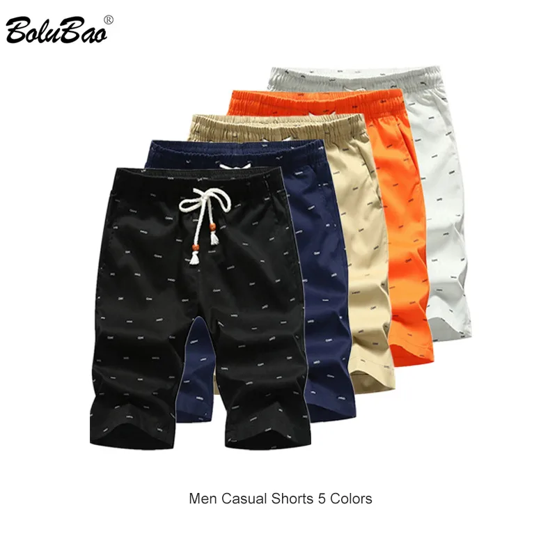 BOLUBAO Брендовые мужские шорты летние мужские повседневные шорты мужские эластичные модные шорты мужские дышащие шорты с принтом