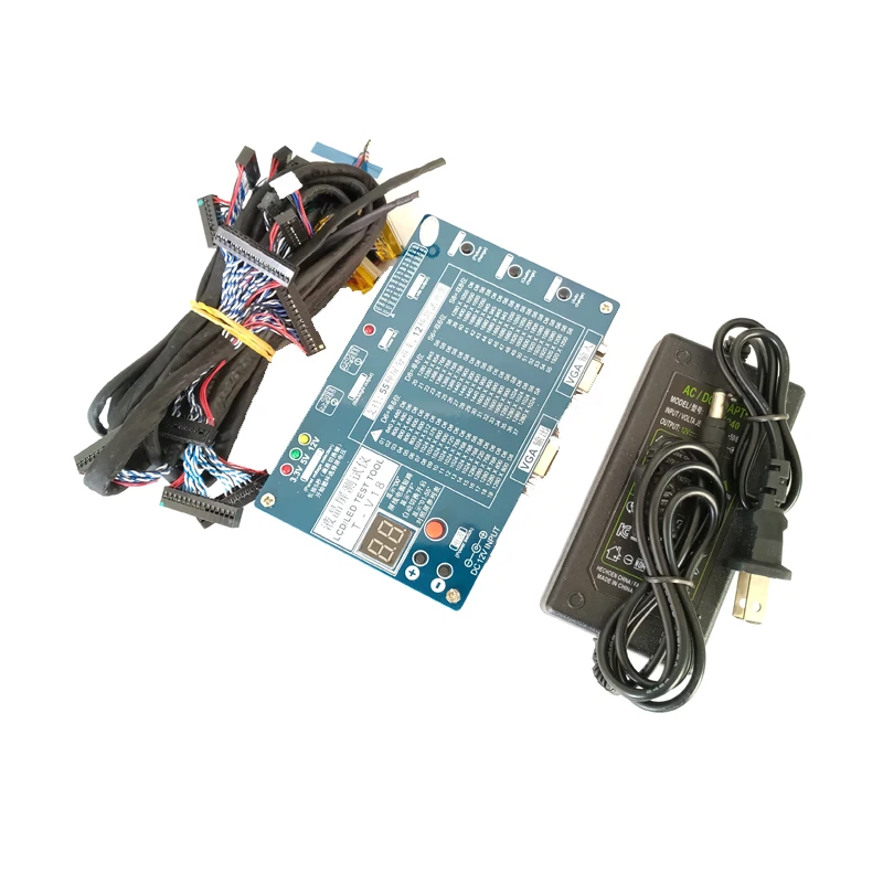 Набор Тестовых Инструментов светодиодный тестовый er LVDS интерфейс + 14 шт. ЖК экран