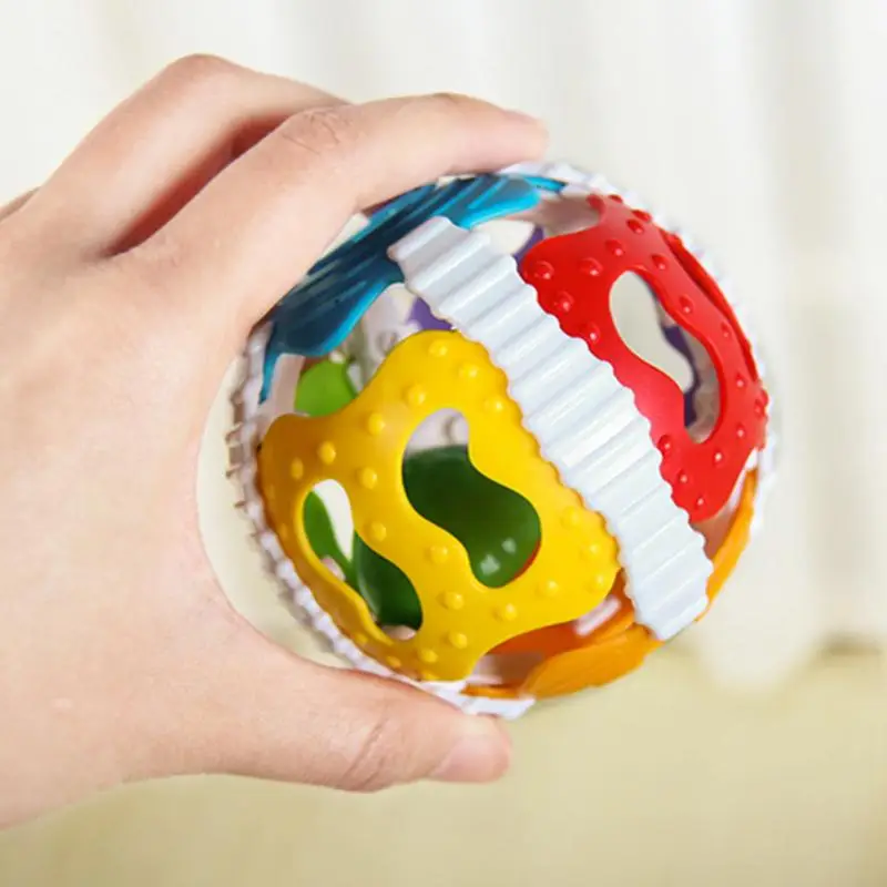 

Retail Baby Plush Rattle Ring Bell Newborn Hand Grasp Toys Baby Soft Hand Catcher Rattle Baby Puzzle Educational Toys
