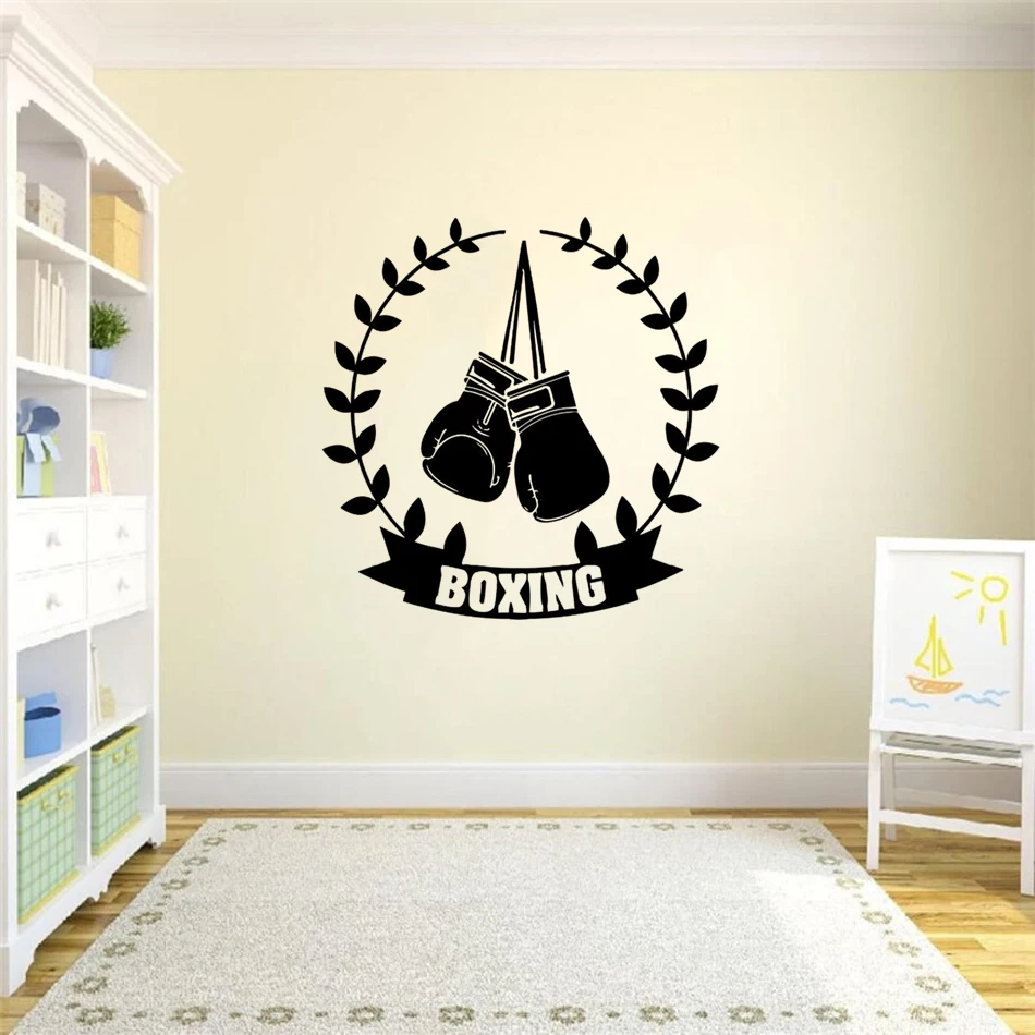 Gym-Wall-Stickers-Mural-Poster-Sport-Boxing-Gloves-Decorative-Box-Champion-Martial-Arts-Diy-Wall-Decals