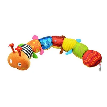 

48CM Colorful Plush Toy Soft Worm Stuffed Doll Toys Educational Color Cognitive