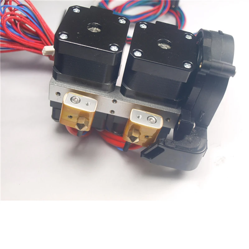

3D Printer Dual Head Print head full Kit 0.4mm nozzle Suitable for 1.75mm filament Compatible with Makerbot Replicator