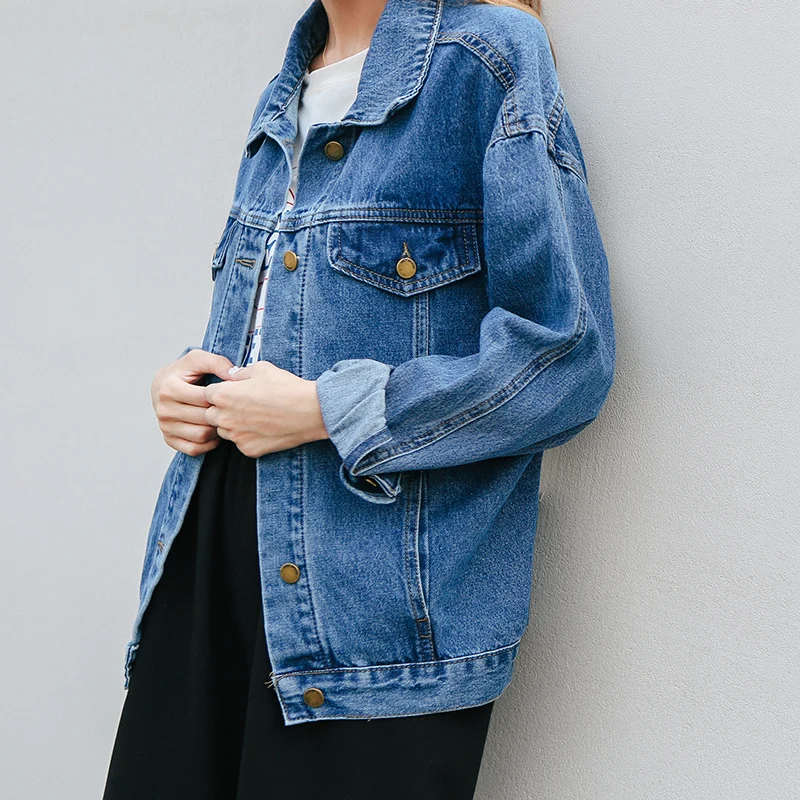 Arrival Style New Turn Jackets Blue 2018 Single Regular Full Preppy Standard Print Collar down Breasted qt5wwd0