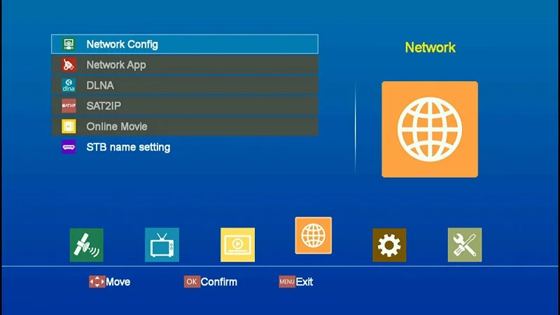 completo DVB-S2 DVB-T2 DVB-C receptor de satélite