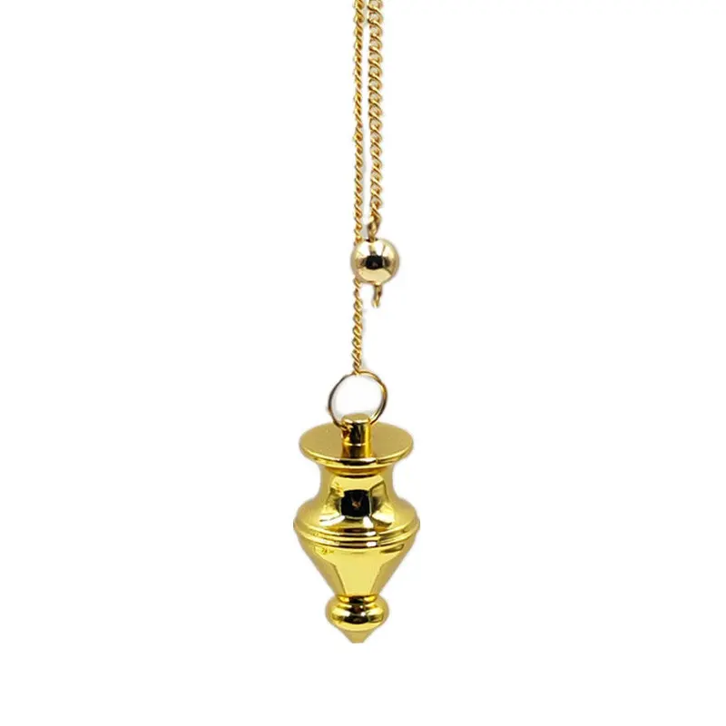 

pendulum pendant necklace Dowsing Healing Pyramid spiritual Reiki pendulums for dowsing Copper meatl Charms Chakra Amul