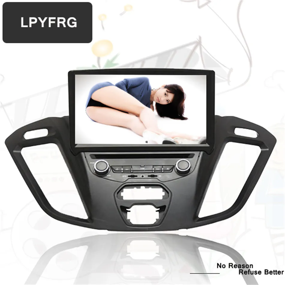  For Ford Transit Custom 2013 2014 2015-17 Car Radio CD DVD Video Player GPS Navigation Sat Nav Audi