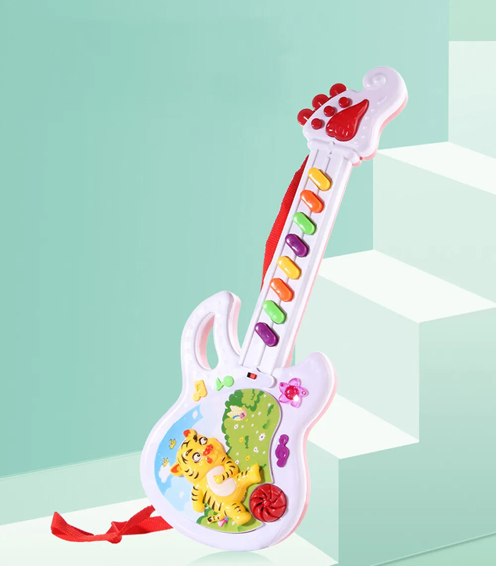 Детские Мини-укулеле гитары, музыкальные инструменты, игрушки для детей, школьные игры, музыка, интерес, развивающие игрушки Монтессори, подарок