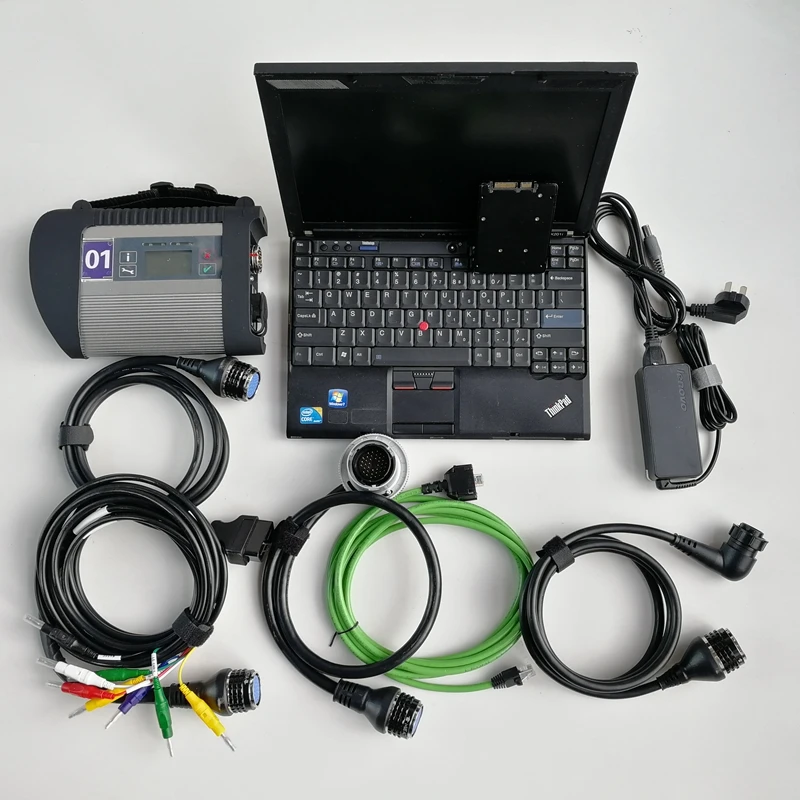 Авто Звезда диагностический инструмент MB Star C4 SD Compact 4+ X201 используемый планшет+ 360GB SSD с программным обеспечением V12. WIS/EPC/Vediamo/DTS/X