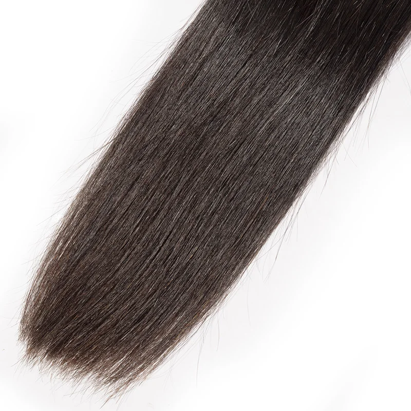 [FYNHA] Virgin Indian Straight Hair 3 Bundles Deal Natural Black Weaving Extension