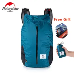 Naturehike 25L Cordura ткань 30D нейлоновая сумка для бега легкая спортивная сумка складной пакет Модный Рюкзак городской мешок NH18B510-B