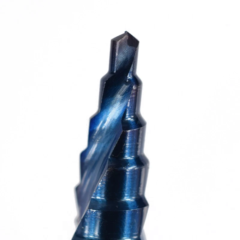 1 Pcs 4-32mm HSS Nano Blue Coated Step Cone Drill Bit Wood Metal Hole Cutter | Инструменты