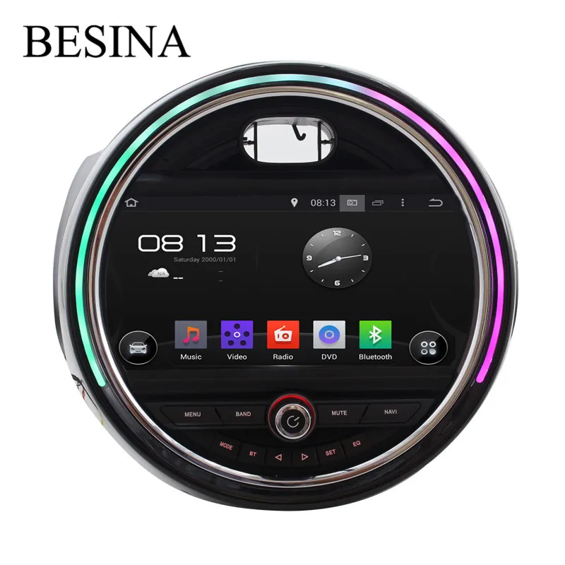 

Besina Android 4.4 Car DVD Player For BMW Mini Cooper 2015 2016 2017 Auto Radio GPS Navigation Video DAB+ WiFi Bluetooth FM RDS