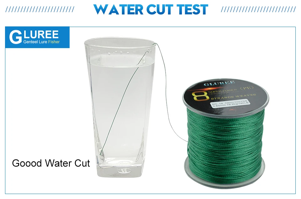 GLUREE 100M109Yards 8 Stands PE Line Braided Fishing Line 100% PE Multifilament Fishing Line Super Strong High Quality 13-200LB (15)