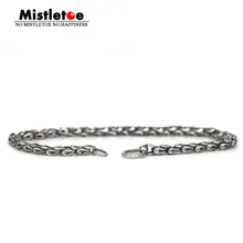 Mistletoe 925 Sterling Silver Bracelet Chain Fit Eurpeon Jewelry