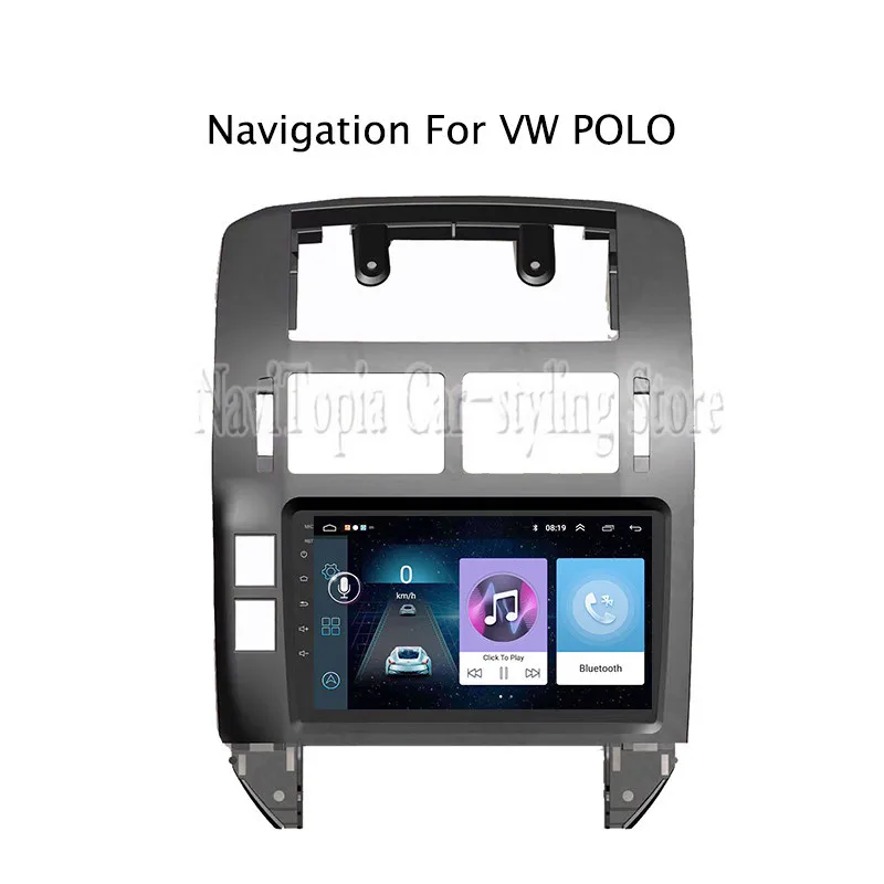 

9inch Android 9.1 Car Radio GPS Navigation Multimedia Stereo DVD Player for VW Polo 2004 2005 2006-2010