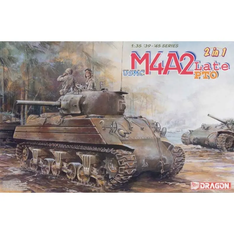 

DRAGON 6462 1/35 USMC M4A2(W) поздний выпуск, набор моделей PTO - Scale
