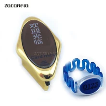 SL-04 золото titanium сплав 125 кГц RFID ID card шкаф замки, электронные замки шкафа+ rfid-браслеты