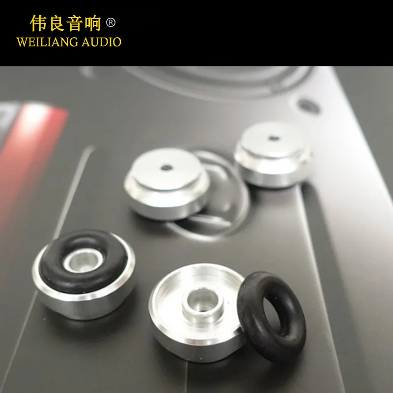 4PCS/Lot High-grade aluminum machine feet W/ Rubber ring shock absorption (20*9mm) for DAC Amplifier | Электроника