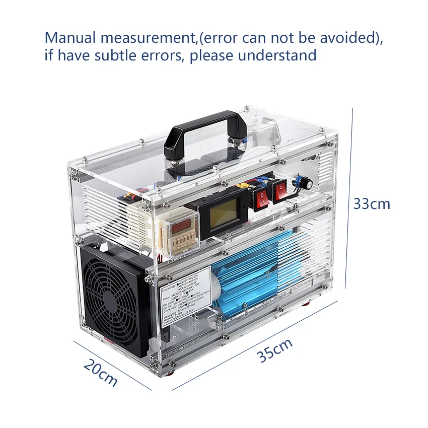 BO-1015QY генератора озона 0-10 Гц/ч 10 г Generatore ди озоно AC220V/AC110V Regolabile 10g Ozono Terapia машины 40L/мин