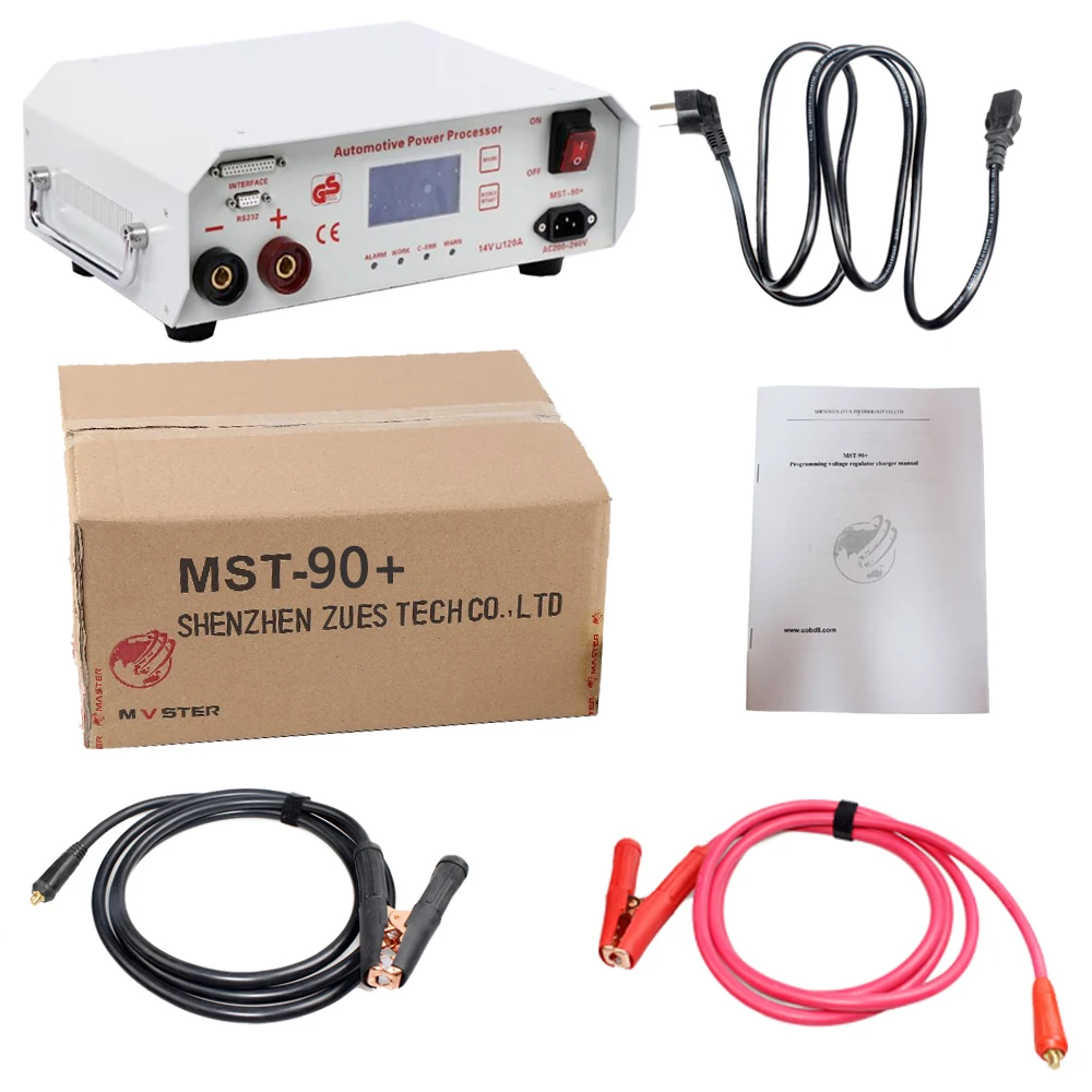 

Latest Intelligent Charger MST-90+14V 120A Automotive Voltage Regulator Stabilizer for Coding Power Processor Smart Car Program