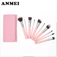 

High Quality 10Pcs Makeup Brushes Set Powder Foundation Blush Eye Shadow Blending Make Up Brush Cosmetic Beauty Tool Kit