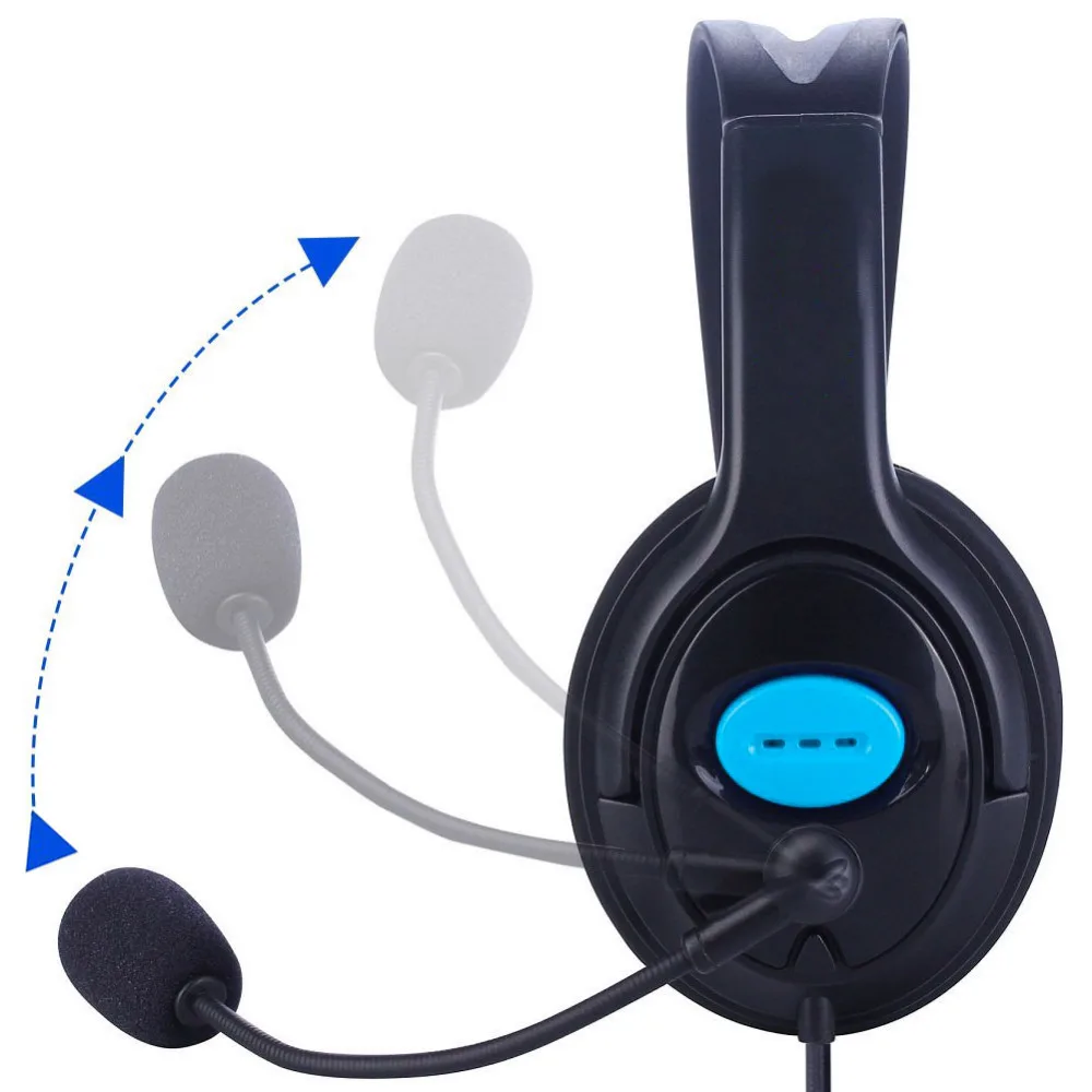 Gaming Headset Headphone For Playstation 4 Video Game Earphone With Microphone 3 5mm Jack Stereo For Sony PS4 Controller Headset