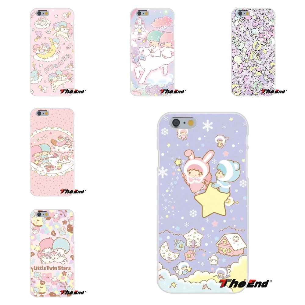 

For iPhone X 4 4S 5 5S 5C SE 6 6S 7 8 Plus Galaxy Grand Core Prime Alpha Soft Silicone Case Cute My Melody Little Twin Stars