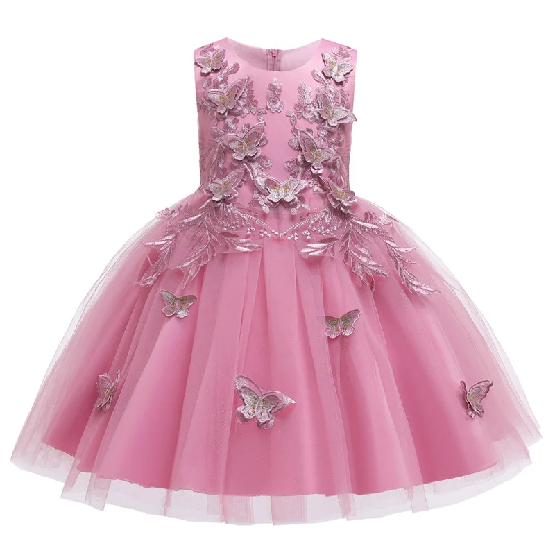 Детские платья для девочек; элегантное платье принцессы; коллекция года; летнее платье с цветочным узором для девочек; платье для свадьбы и вечеринки; детское платье; костюм