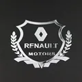 2 шт. отличное 3D металл автомобиля стикер эмблема значок чехол для Renault Megane 2 3 тряпкой Logan Clio Лагуна 2 Аксессуары для захвата - фото