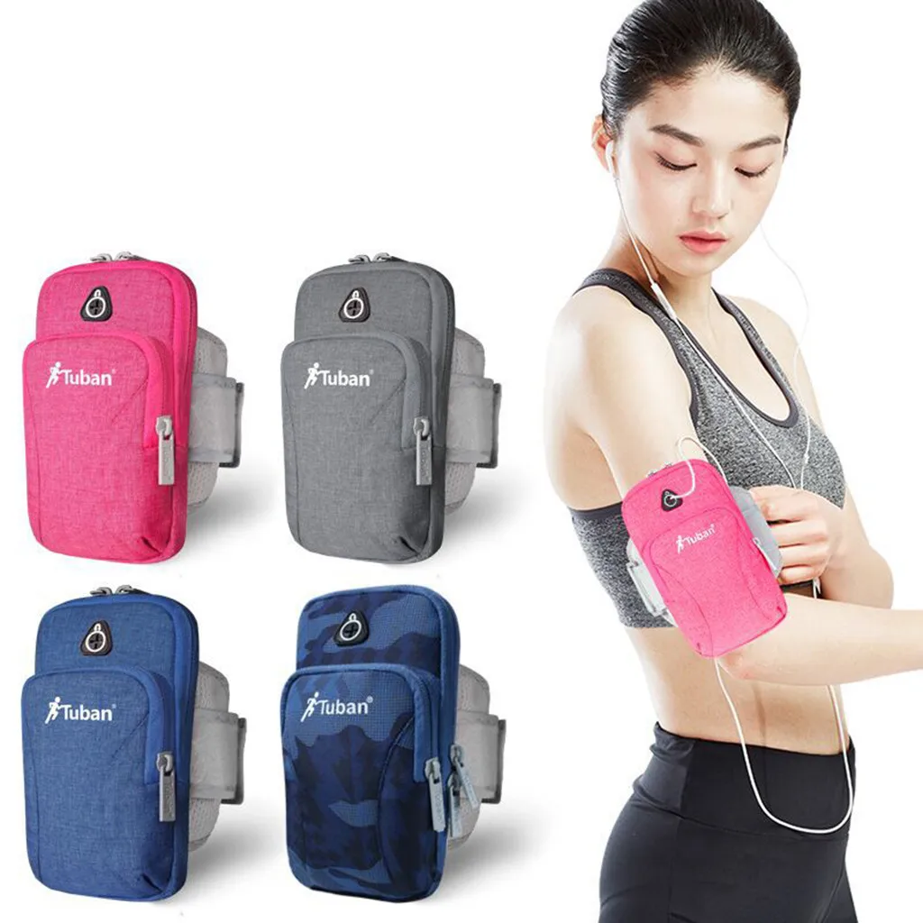 

2019 New design Fashion Unisex Outdoor Sports Running Phone Package Cell Phone Pocket Arm convenient small Package Travel bags