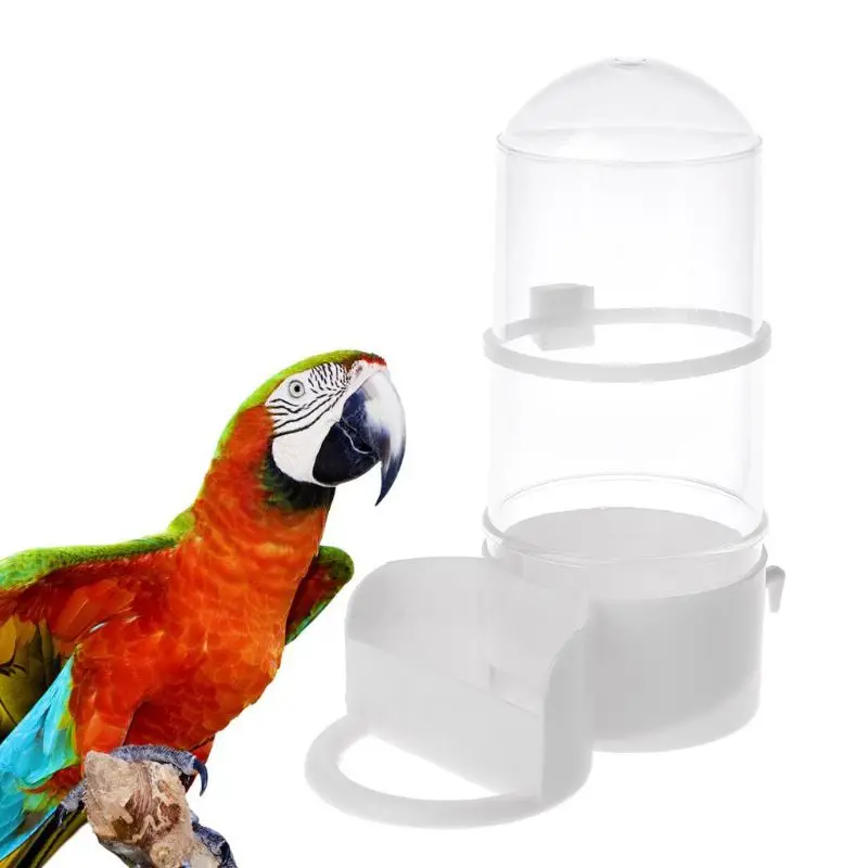 Кормушка для птиц Автоматическая Еда подачи воды попугай хомяк животное клип клетка диспенсер