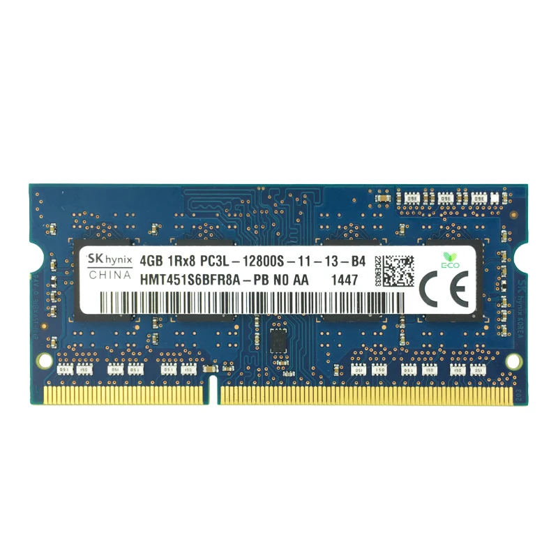 SKhynix чипы Ноутбук Sodimm Ram DDR3L 4 Гб 1600 МГц 1 35 в память для ноутбука PC3L 12800S 204pin без ECC