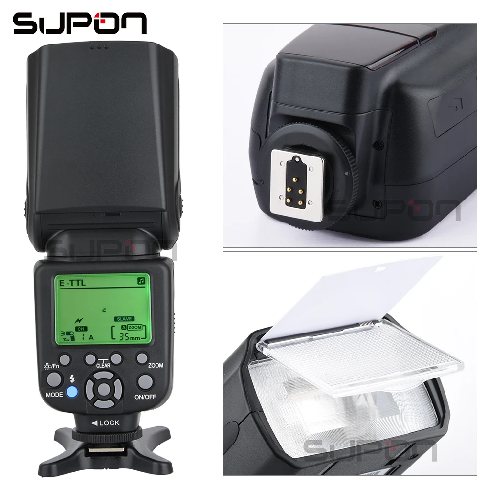 Triopo TR-982C III ttl Speedlite накамерная вспышка GN58 с lcd+ TX G4 2,4G для Canon EOS 5D Mark ii iii 6D 7D 60D 70D 60