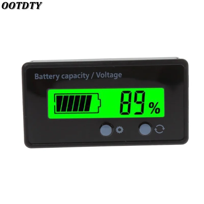 

OOTDTY 8-70V LCD Acid Lead Lithium Battery Capacity Indicator Voltmeter Voltage Tester GY-6S