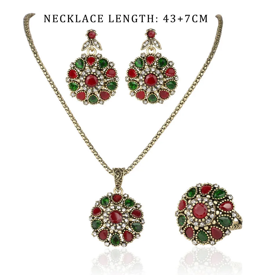 XY Fancy Bohemian Fashion Elegant Women Retro Jewelry Set Elegant